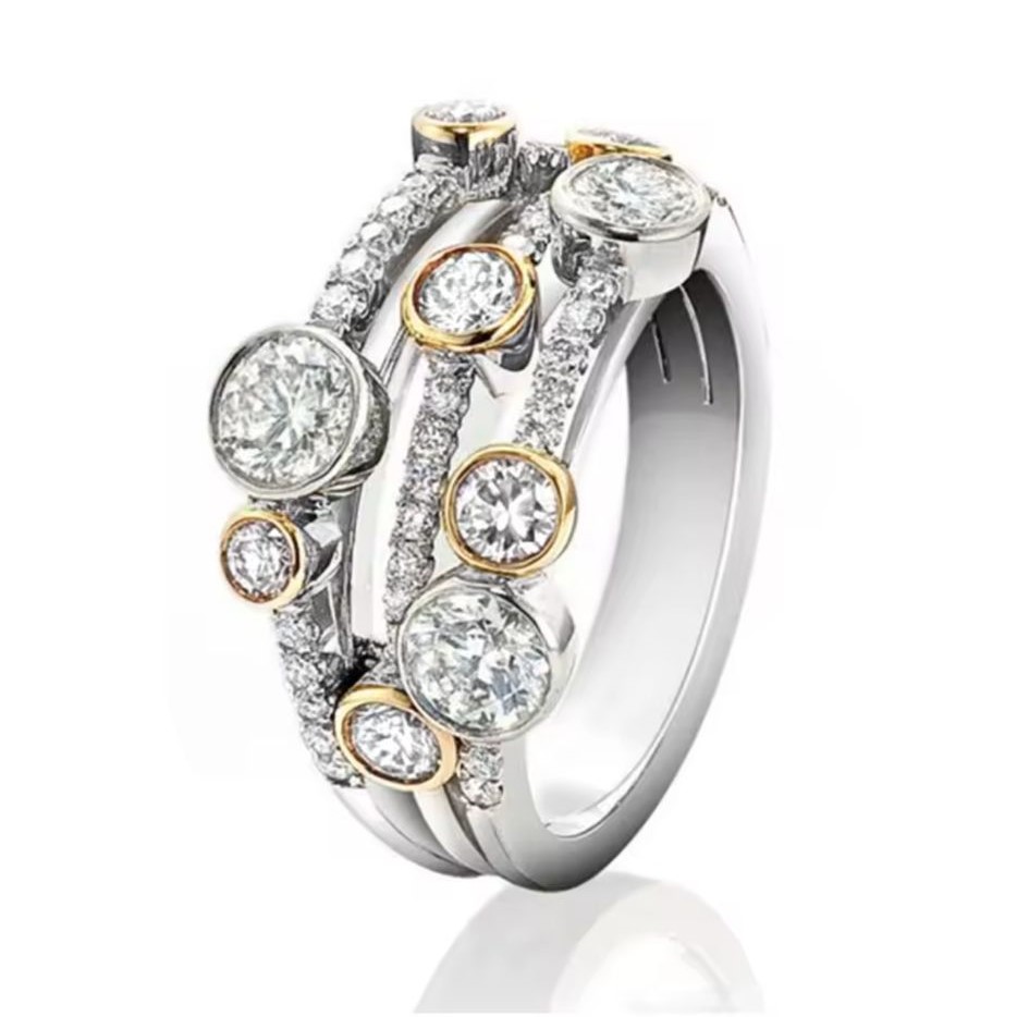 Elegant Multi-Stone Fashion Ring - Image 2