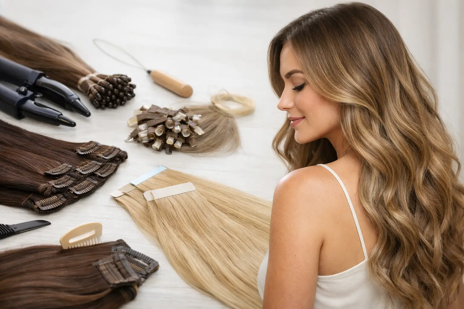 Hair Extension Types Guide for a Natural Look